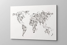 Obraz na stenu 3d mapa sveta, world map